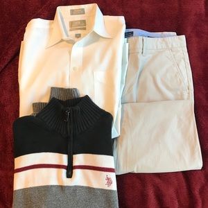 Stafford Executive White Button Down - Size: 15